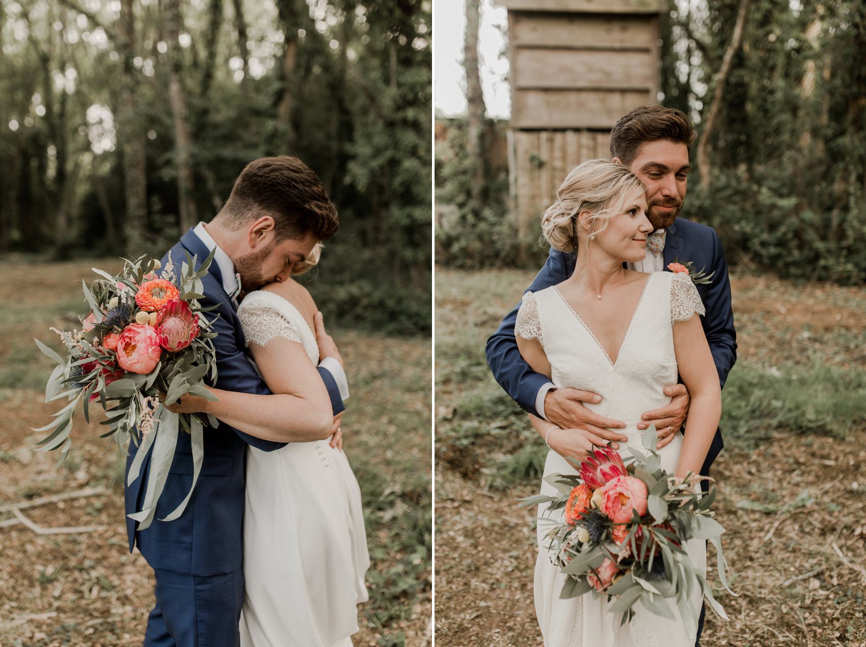 couple de photographe vidéaste mariage la grange d espins