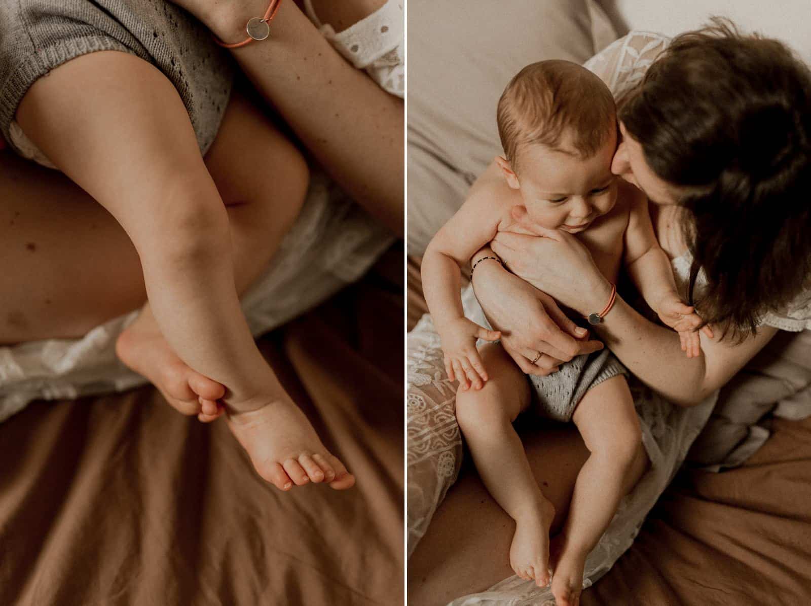 photographe vidéaste photo vidéo allaitement bébé nouveau né à la maison caen calvados