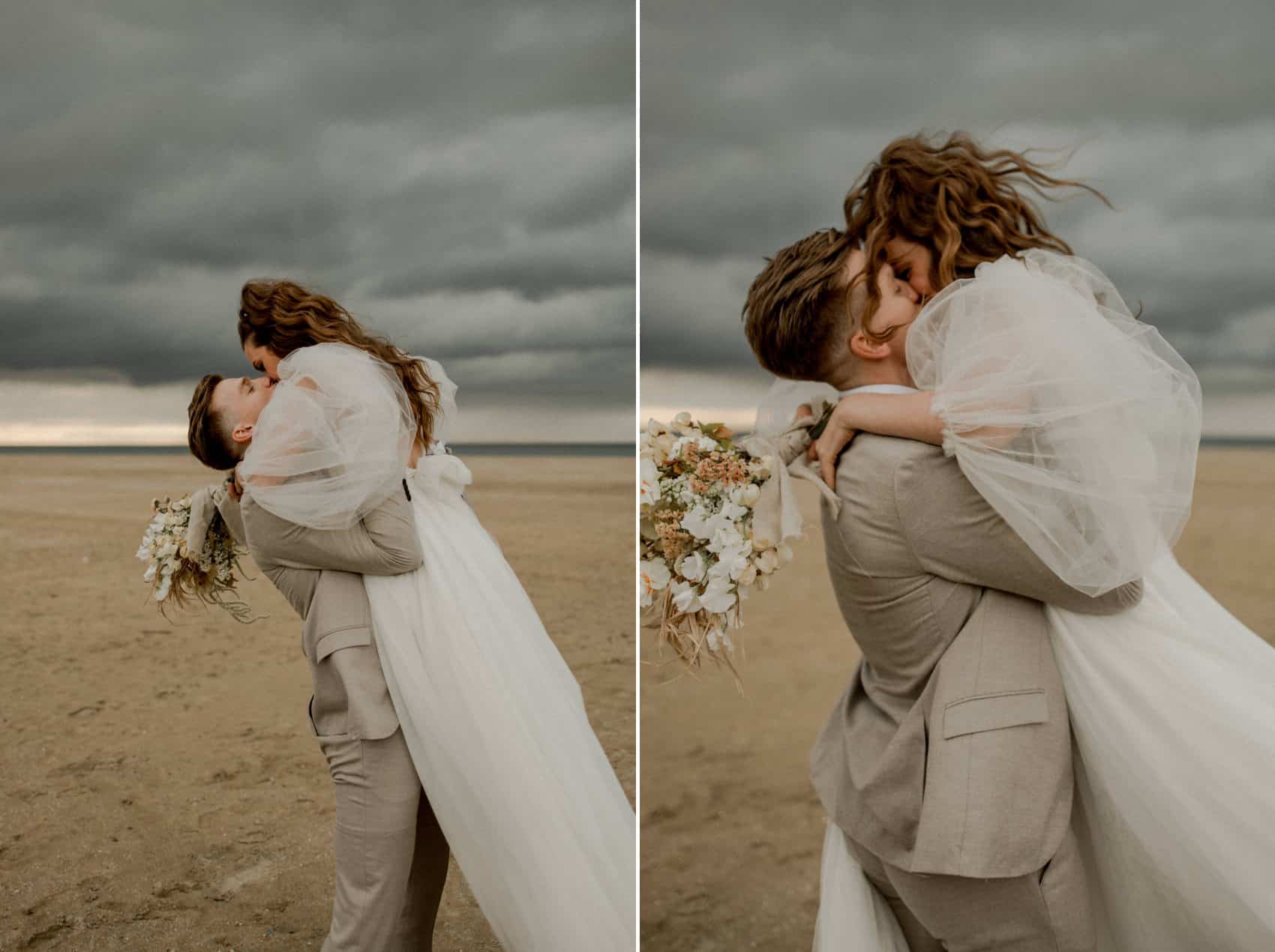 se marier à la plage à deauville en Normandie